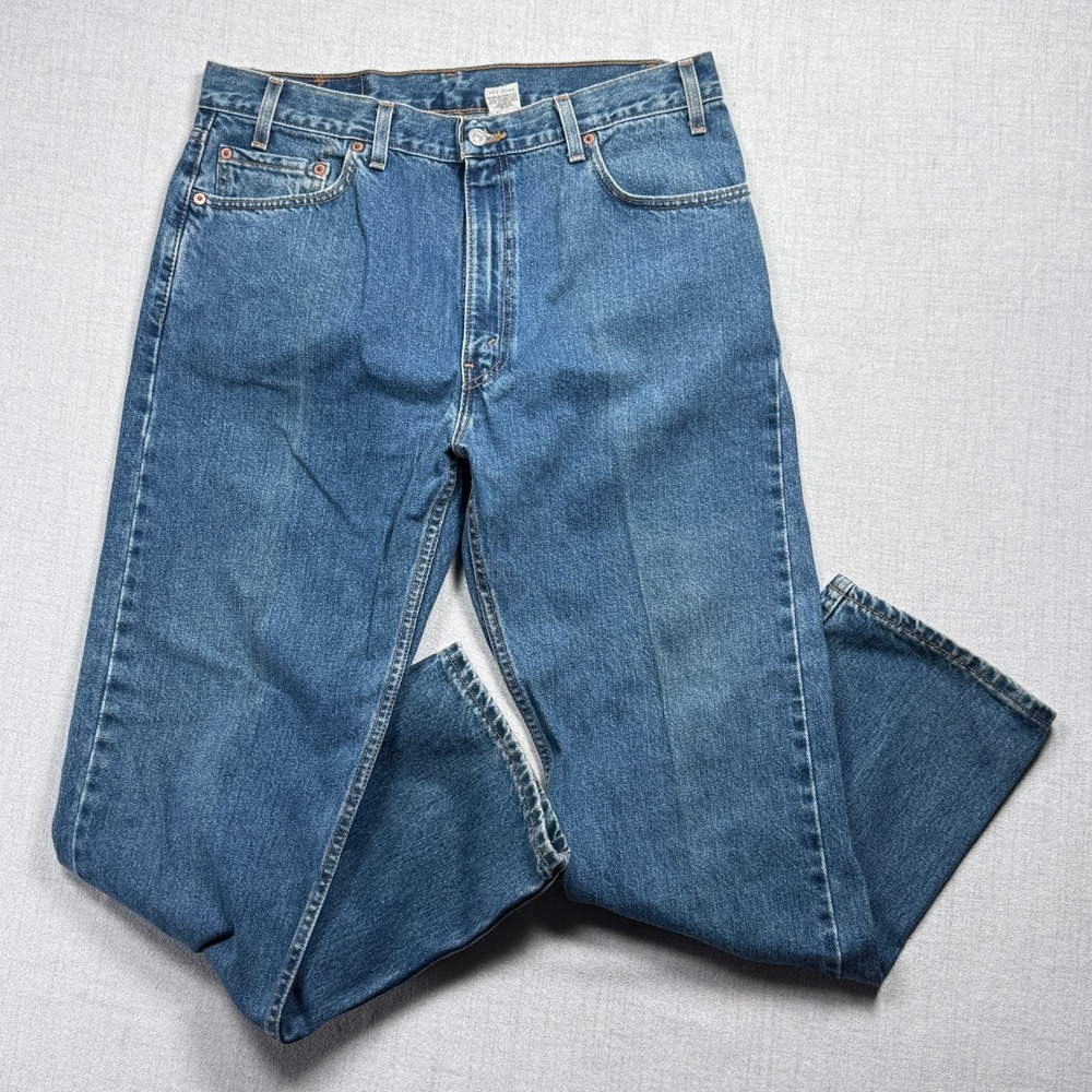 Vintage Levi's 505 Red Tab Jeans Mens Straight Leg Denim Cotton Size W36 L30